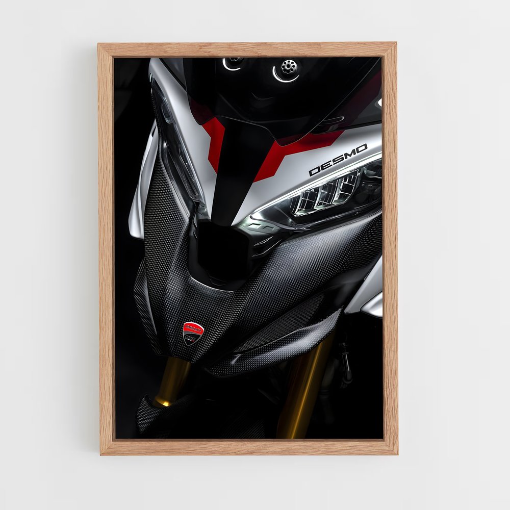 Poster éclatant Multistrada v – affiche Ducati (vue 4)